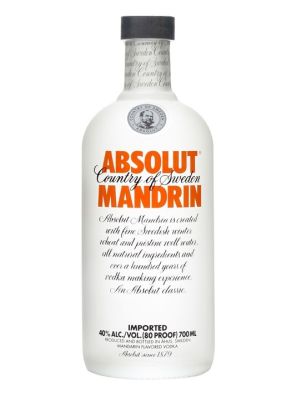 Absolut Mandrin Vodka 40% 70cl 