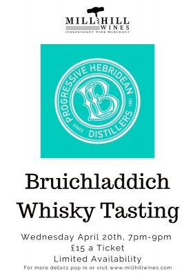 Bruichladdich Whisky Tasting 13th October 2022